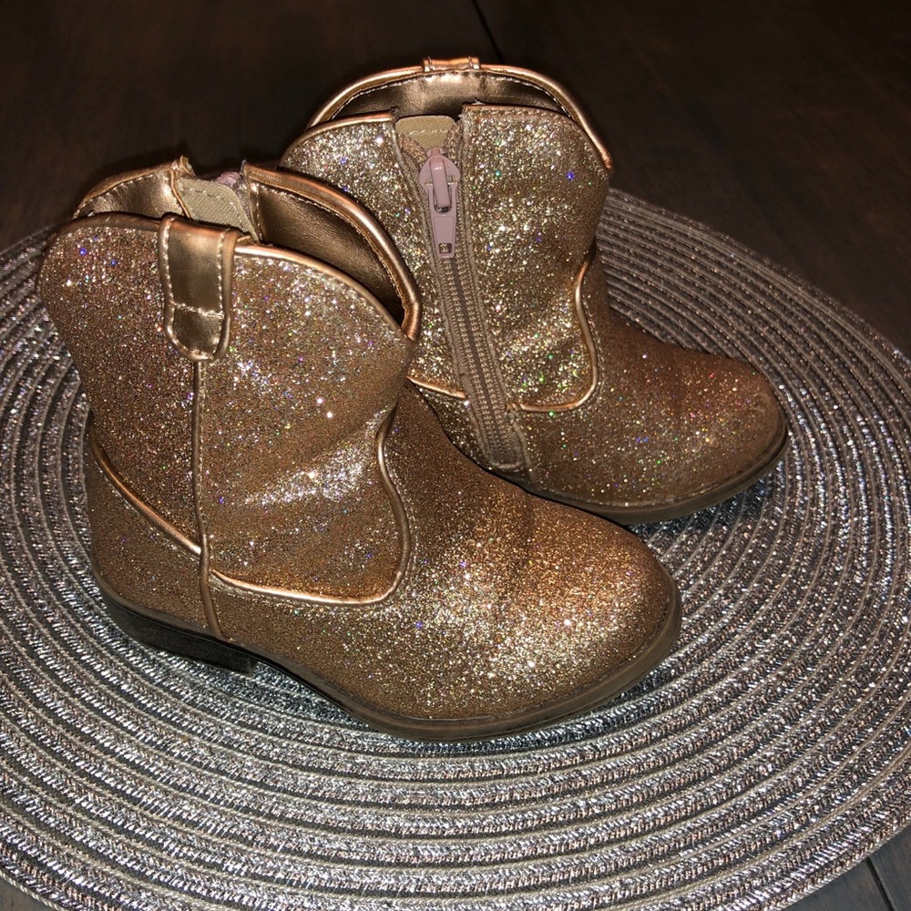 Harper Canyon Gold Shimmer Boots